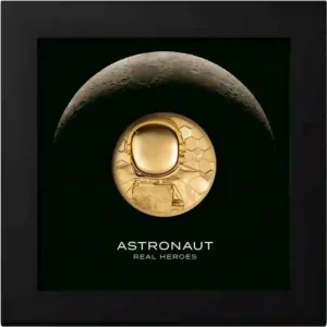 2024 Real Heroes Astronaut High Relief Gold Proof Coin