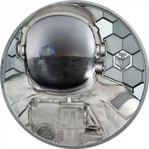2024 Cook Islands 1 Kilogram Real Heroes Astronaut Ultra High Relief Silver Proof Coin